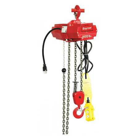 

Electric Chain Hoist 800 lb. 20 ft.
