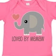 thumbnail image 4 of Inktastic Loved by Memaw Grandchild Boys or Girls Baby Bodysuit, 4 of 5