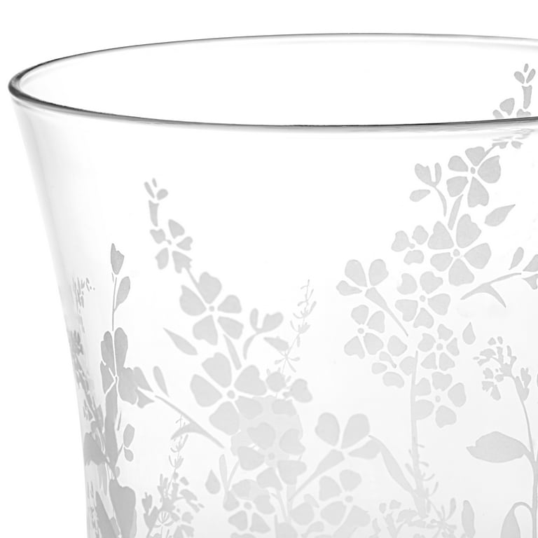 The Pioneer Woman Daisy Clear Glass Tumblers, 18 oz, Set of 4 photo 3