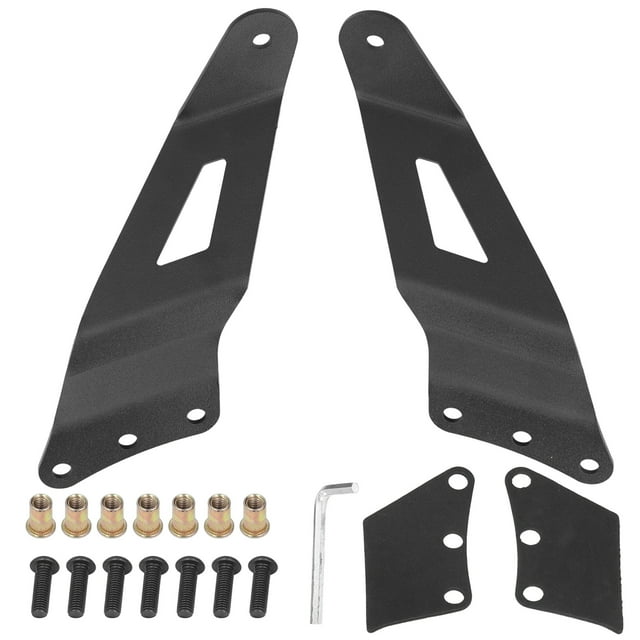 Kit de soporte de montaje de barra de luz curva LED para parabrisas superior, repuesto para Chevrolet Silverado 1500 2500HD 3500 2001-2006 Jadeshay A