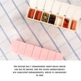 thumbnail image 1 of 2pcs Pill Containers 7 Grids Weekly Pill Cases Portable Case; 7 Grids Pill Grids Pill Plastic Storage Boxes Organizers, Pink, 1 of 7