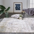 thumbnail image 4 of 5' X 8' Ivory Gold And Gray Abstract Stain Resistant Area Rug, 4 of 8