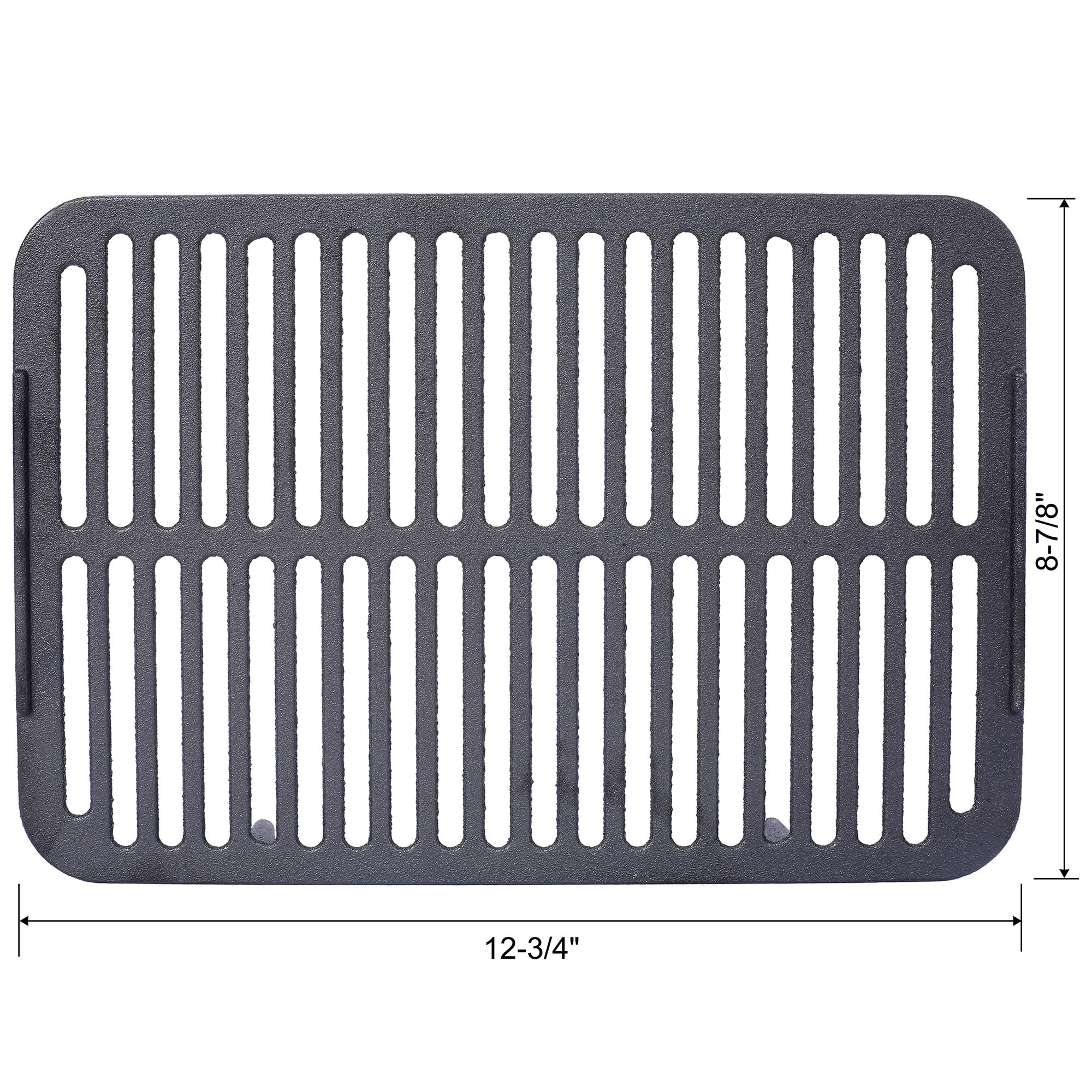 Oval Cast Iron Grill Outdoor, Portable Charcoal Grill and Tabletop Cast Iron Skillet - 100% Cast Iron, Enameled, Durable, Small Charcoal Grill, Camping Stove, Hibachi Grill