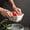 White-WH, variant on MMJ Ceramic Berry Basket Colander Bowl with Drainage Holes White Fruit Storage Kitchen Decor Stackable 5.91x4.13x4.72in