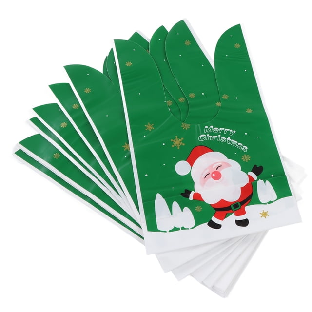Bolsa de regalo de Navidad bolsas de dulces reutilizables lindas 100 piezas para dulces para chocolates para manualidades para festivales ANGGREK Otros