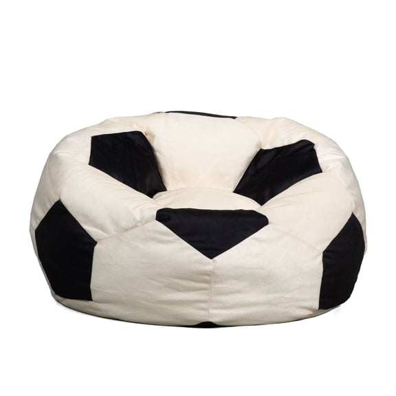 Big Joe Sports Ball Child-Sized Bean Bag Chair 2 Pack, Soccer Ball Plush, Soft Polyester, 2.5 feet