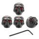 thumbnail image 1 of Electric Guitar Metal Volume Control Knobs Black For Music Performance 4Pcs, 1 of 5