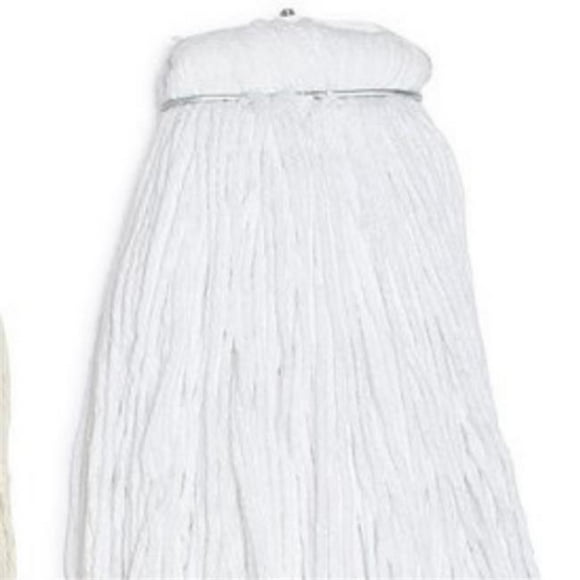 Carolina Mop Manufacturing 5017 COTTON 4 Ply Cotton Screw Connector Mop Head