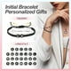 thumbnail image 2 of Pulsera Inicial Uxcell Ajustable Letra del Alfabeto E Pulsera de Cuerda Negra Trenzada Pulsera Inicial para Parejas, 2 of 6