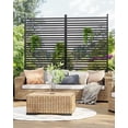 thumbnail image 3 of EuKer Privacy Panel for Outdoor, 71" Patio Privacy Screen, Black, 3 of 8