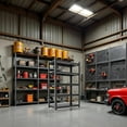 thumbnail image 5 of Metal Garage Shelving Unit, Heavy Duty 5-Tier Adjustable Storage Rack, Steel Shelving, 2000 lbs Capacity,  Shelves for Heavy Tools and Equipment (5-Tier 71.2" H x39.4 W x 15.75" D), 5 of 12