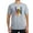 Heather Gray, variant on CafePress - Save Ukraine! America Supports Ukraine T Shirt - Men's Fitted T-Shirt