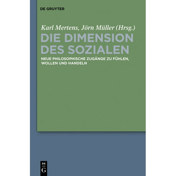 Die Dimension des Sozialen, (Hardcover)
