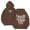 Brown, variant on Men's Lined Pullover Hoodie Winter Warm Streetwear Fashion Comfortable Casual Wear with Printed Design