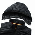thumbnail image 5 of Xzbqbs Jackets for Men Zip Up Thermal Puffer Coat Winter Warm Thickened Quilted Down Jacket Ski Outwear Jacket with Zip Pocket, 5 of 7