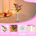 thumbnail image 2 of Artificial Pink Lily Flower Lamp, LED Decorative Light with White Vase, Battery Powered for Bedroom Living Room, Gifts for Women Mom Grandma Girlfriend on Birthday Christmas Valentines Mothers Day, 2 of 13