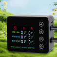 thumbnail image 3 of 4 Ports Nozzles Electronic Spraying Set Double Pump Irrigation Timer System Automatic Watering System 10m Hose,1 set * Intelligent Spray System,Black, 3 of 8