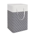 thumbnail image 1 of Panier de Rangement Pliable Sac de Rangement en Tissu Panier à Linge Sale Boîte de Rangement Sac de Finition (Taille Unique, Gris), 1 of 5