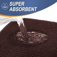 thumbnail image 3 of Thick Memory Foam Bath Mat Rug 24x16, Extra Soft Absorbent Bathroom Rug, Quick Dry Bath Mats, Non-Slip, Machine Washable Carpet for Bathroom, Tub and Shower, Home Decor Accessories, Beige, 3 of 7