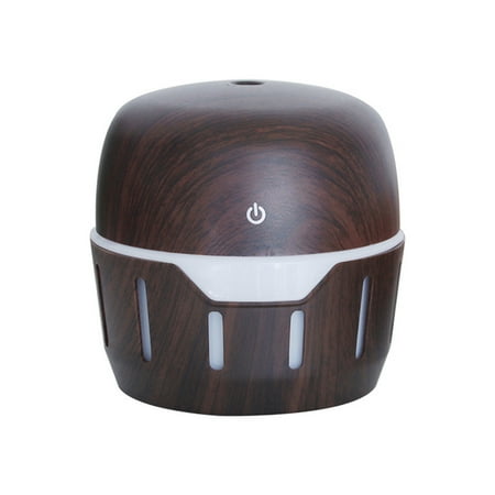 

Cbcbtwo Humidifiers Portable Small Cool Mist Humidifiers Vaporizer Wood Grain Humidifiers 300 ml Water Tank LED Lights Super Quiet for Home Car Bedroom Office Desktop Gifts on Clearance