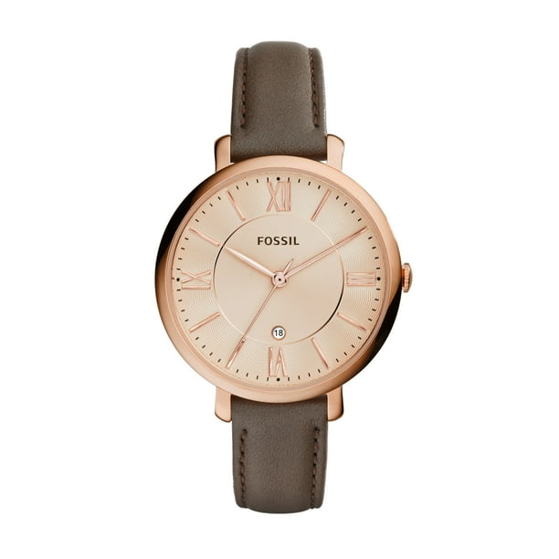 Fossil Fossil Women's Jacqueline Leather Watch, 36mm ES3843 Walmart