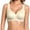 Beige, variant on Bra Wireless Push-Up Seamless Ribbed Racerback for Everyday Comfort and Support, M, Khaki