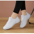 thumbnail image 5 of Girls Black Cheer Shoes White Cheerleading Shoes for Girls Breathable Youth Cheeerleading Dancing Shoes Competition Training Sneakers, 5 of 9