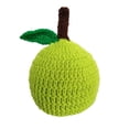 thumbnail image 2 of Boy Outfits Apple Knit Crochet Clothes Photography Props Comfortable Breathable Adorable Lightweight Green Outfit Sets, 2 of 5