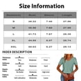 thumbnail image 2 of ASDFVBKG Short Sleeve Blouses for Women Cozy Eyelet V-Neck Shirts Dressy Solid Casual Loose Clothing White XL, 2 of 4