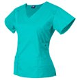 thumbnail image 3 of Medgear Women's 12-Pocket Jogger Scrub Set, Mint, XL, 3 of 4
