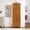 Oak, variant on Leumius 72.4" Tall Storage Cabinet Tall Storage Cabinet with 8 Doors and 4 Shelves ,Bookshelf for Living Room, Kitchen, Dining Room, Office Cherry