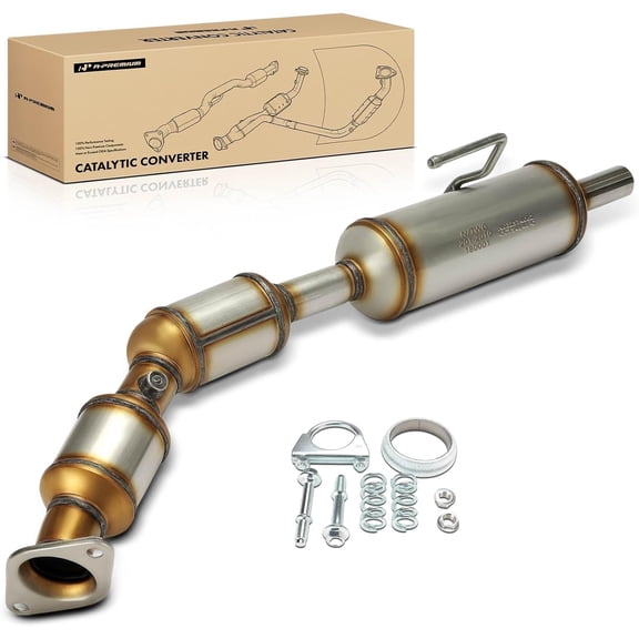 A-Premium Catalytic Converter Kit Direct-Fit Compatible with Toyota Prius 2010-2015, E.P.A. Compliant