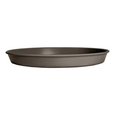 HC HCPCS24000E29 24 in. Round Classic Prima Planter Saucers, Cappuccino