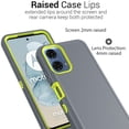 thumbnail image 5 of CoverON Military Grade Heavy Duty Full Body Rugged Cell Phone Case for Motorola, Gray, 5 of 8