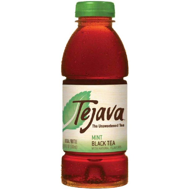 Tejava Mint Unsweetened Black Tea, 16.9 Fluid Ounce 6 count per pack