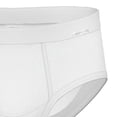 thumbnail image 3 of AMMANN calzoncillos de hombre, paquete de 2 - canalé fino, bragueta, cintura suave, algodón Blanco 2XL (XX-Large), 3 of 3