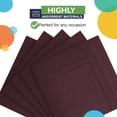 thumbnail image 2 of Exquisite Brown Beverage Napkins, 50 Count Disposable Paper Cocktail Napkins, 5" x 5" Folded, 2 of 7