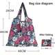 thumbnail image 2 of La bolsa de asas reutilizable, bolso de compras resistente, plegable grande respetuoso del medio ambiente Kj26, 2 of 5