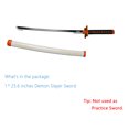 thumbnail image 4 of Elervino 23.6 inches Bamboo Wood Sword Kochou Shinobu, 4 of 4