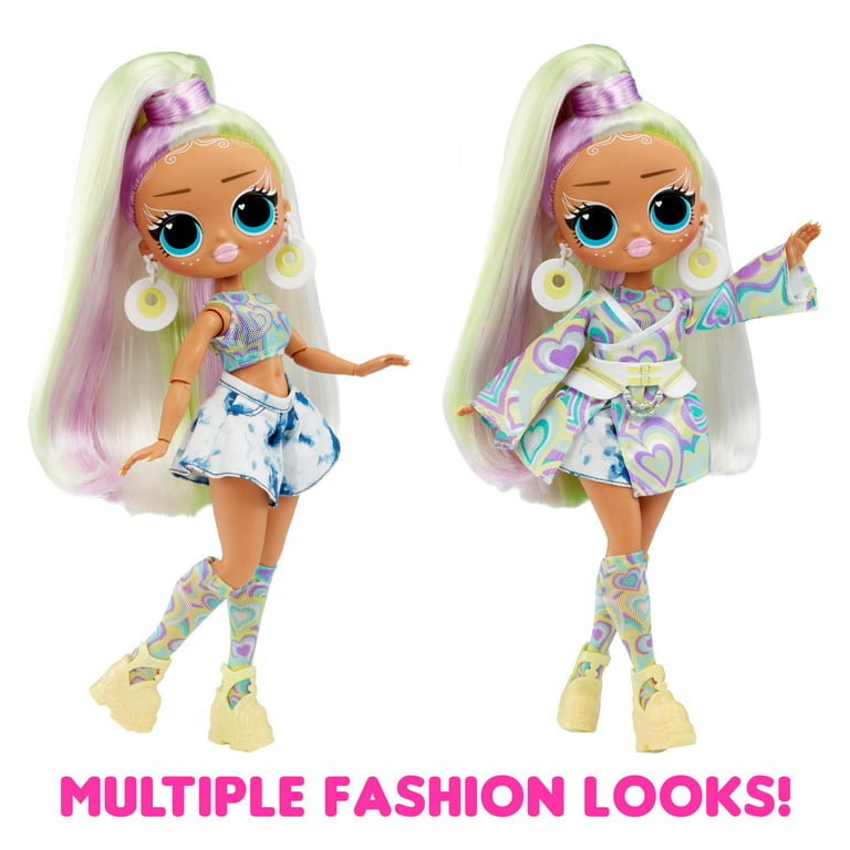 LOL Surprise OMG Sunshine Color Change Bubblegum DJ Fashion Doll with Color  Changing Hair and Fashions and Multiple Surprises – Great Gift for Kids  Children Ages 4+ 