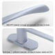 thumbnail image 4 of Portaventosas sin taladro | Barra adhesiva de toalla de baño montada en la pared | Organizador doble de toallas de plástico escandinavo impermeable | 1 Pack | 24 pulgadas gris, 4 of 6
