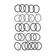 Goody Ouchless Black Geometric Hair Elastics, 30 Count
