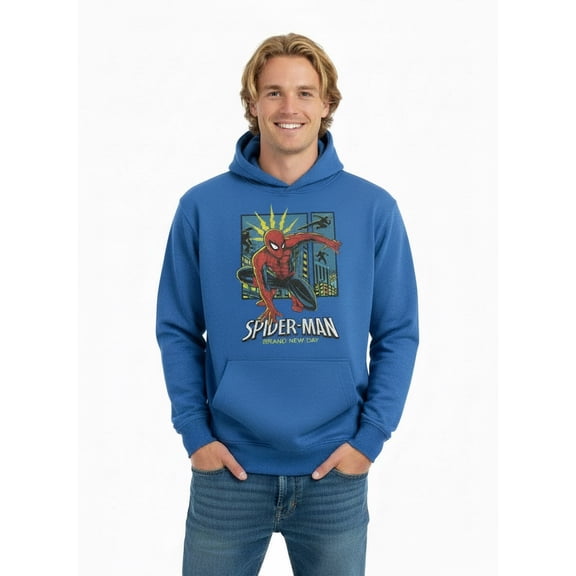 Spider-Man, Men's & Big Men's Graphic Hoodie, Spider Sense, Sizes S-3XL