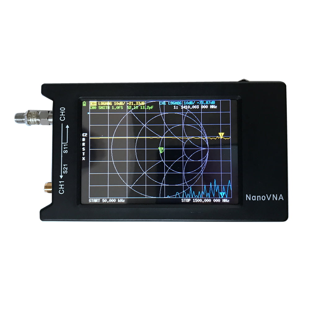 LCD Battery NanoVNA HF VHF UHF UV VNA Vector Network Analyzer Antenna Analyzer 