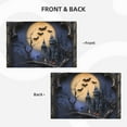 thumbnail image 4 of Placemats Set of 4 / 6, Haunted Castle Under Moon Placemats for Dining Table Indoor/Outdoors Heat Resistant Washable Placemats 18" x 12", 4 of 8