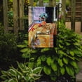 thumbnail image 2 of Carolines Treasures 7079-FLAG-PARENT Orange Tabby Cat on the table Flag  multicolor, 2 of 2