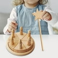 thumbnail image 1 of Juego de pastel de madera CUTICAT para pequeños Juguetes educativos de cumpleaños, 1 of 8