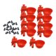 thumbnail image 5 of Paquete de 40 Tazas de Agua para Aves de Corral Sunnimix Plástico Color Imagen Mostrada Tamaño 6.5 x 4 cm, 5 of 8