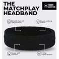 thumbnail image 4 of Sweatbands For Men Women - Soft Cotton Terry Cloth Head Sweat Bands, 4 of 5