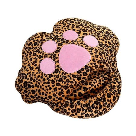 

MIUBAGIAL Men Women Winter Leopard Cat Elactric Interface USB Charger Slipper Shoes